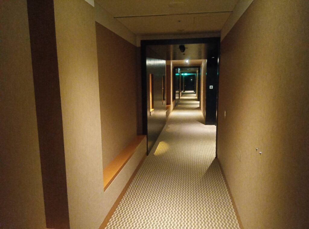 Corridor of a five-star hotel